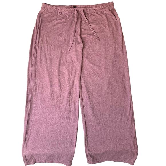 32 Degrees Cool Women Sleepwear Pants size L Purple Stretchy Straight Leg - Picture 1 of 9